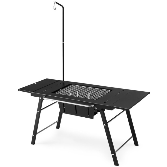 Стіл для барбекю сталевий Naturehike CNK2350CF018, Black (6976507663960)