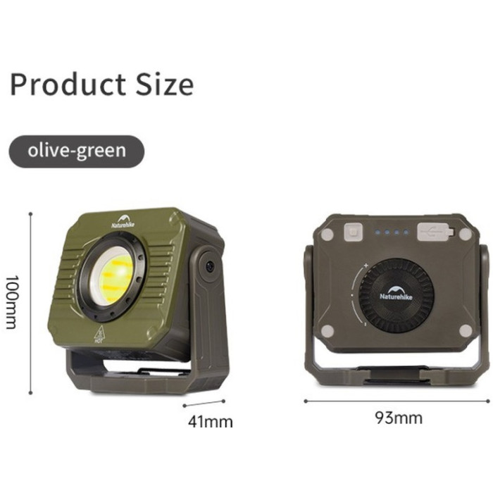 Ліхтар кемпінговий Naturehike CNK2300012, Green (6976507665414)