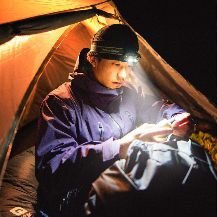 Ліхтар налобний Naturehike CNK2450ZM010, Brown (6976507665452)