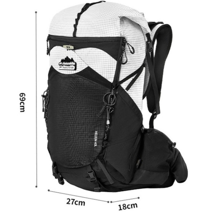 Рюкзак Naturehike Helium CNK2450XB016, 40L, White, M (6976507668088)