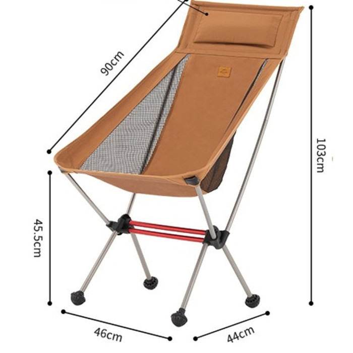 Крісло складане ультралегке Naturehike Stellaluna L02 CNK2350JJ018, Orange (6976507669429)