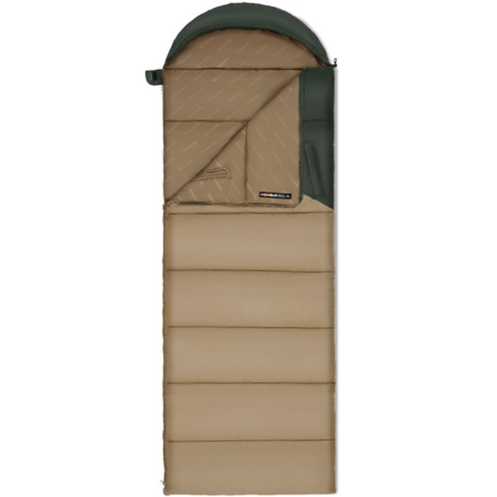 Спальний мішок Naturehike Sunny Day PL02 U350 CNK2550WS028, (6°C), Right Zip, Brown-Green (6977465868435)