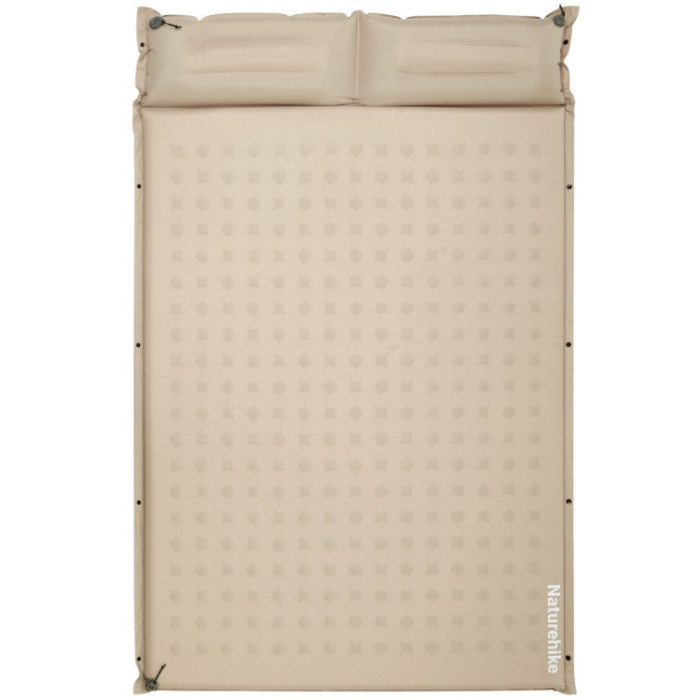 Самонадувний килимок Naturehike CNK2550WS025, 60 mm, Beige (6977465868756)