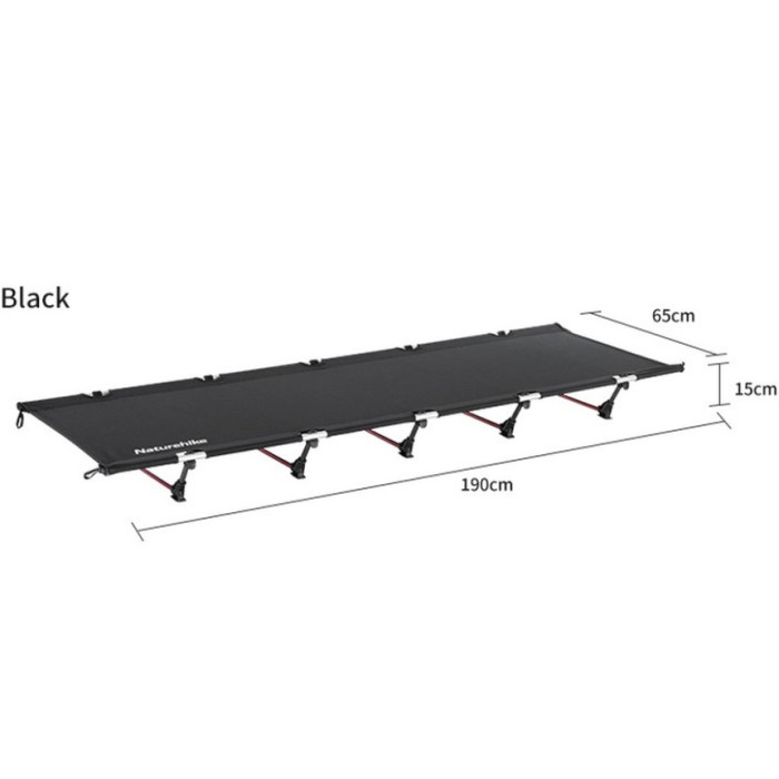 Ліжко складане Naturehike XJC05 NH20JJ001 Black (6927595768822)