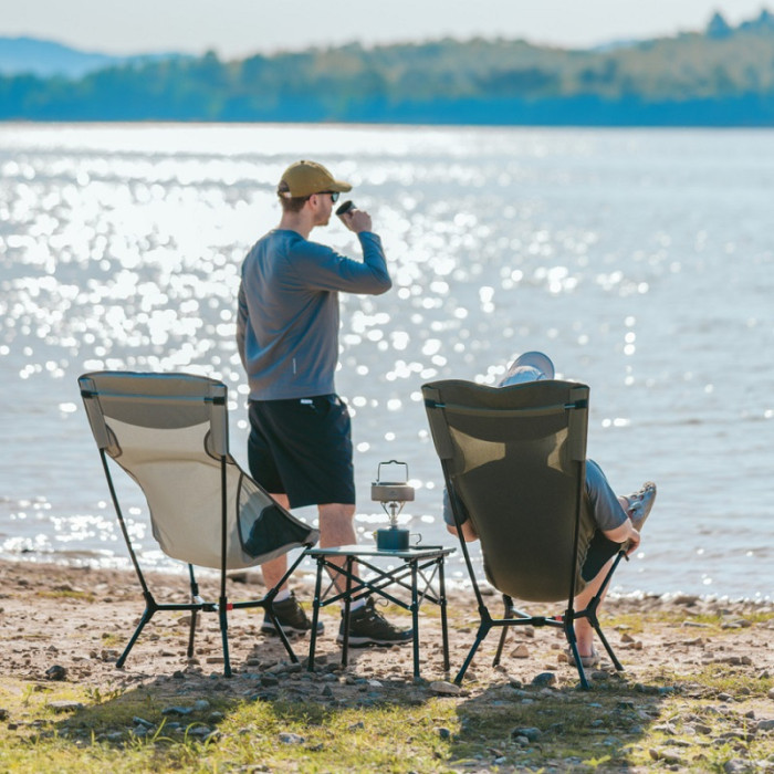 Стілець складаний ультралегкий Naturehike CNK2550JJ013 Yamami YL01, розмір L, Black (6927595774410)