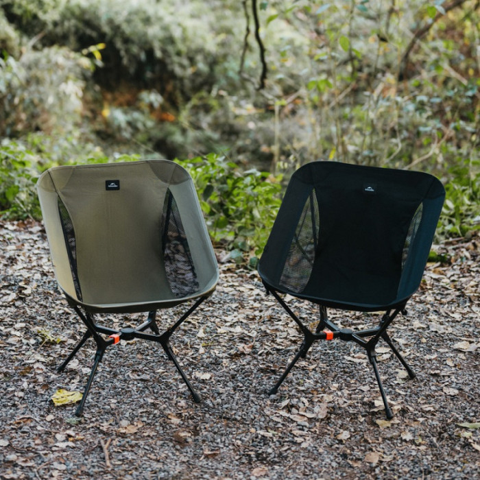 Стілець складаний ультралегкий Naturehike CNK2550JJ013 Yamami YL01, розмір М, Grey (6927595774816)