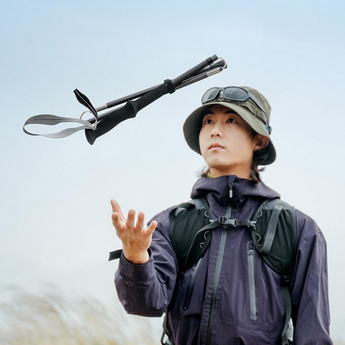 Трекінгова палиця (1 шт) Naturehike CNK2450DS017, 120 cm, Black (6927595788790)