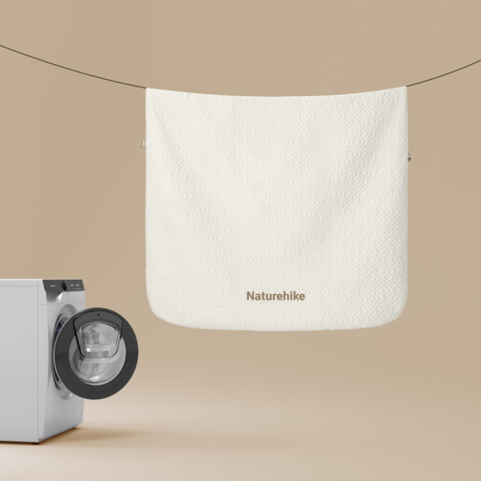 Самонадувний матрац, трьохмісний, із вбудованою помпою Naturehike CNK2450WS040, 250 мм, сірий (6927595789827)