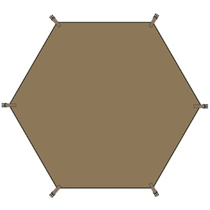 Підлога для тенту Naturehike CNK230WS014, Brown (6927595794470)