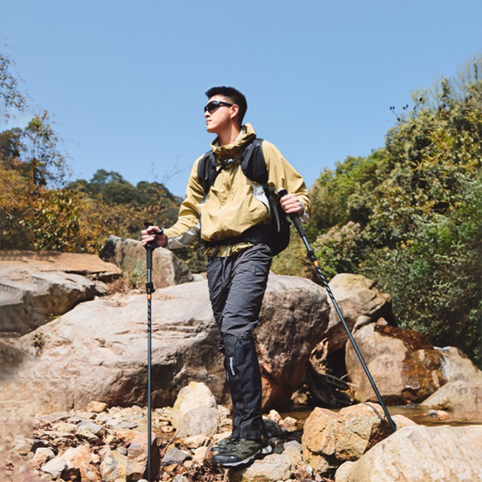 Трекінгова палиця (1 шт) Naturehike CNK2450DS013, 103-120 cm, Black (6975641883708)