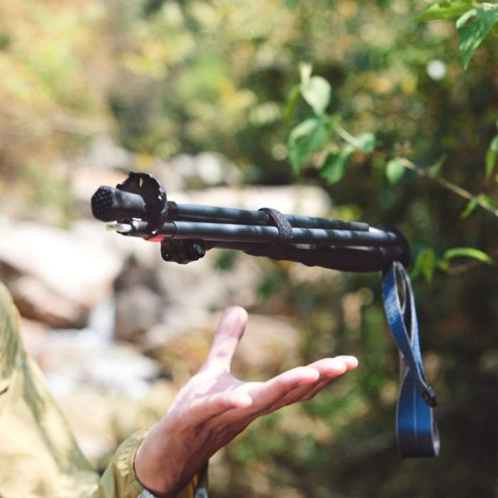 Трекінгова палиця (1 шт) Naturehike CNK2450DS013, 103-120 cm, Black (6975641883708)