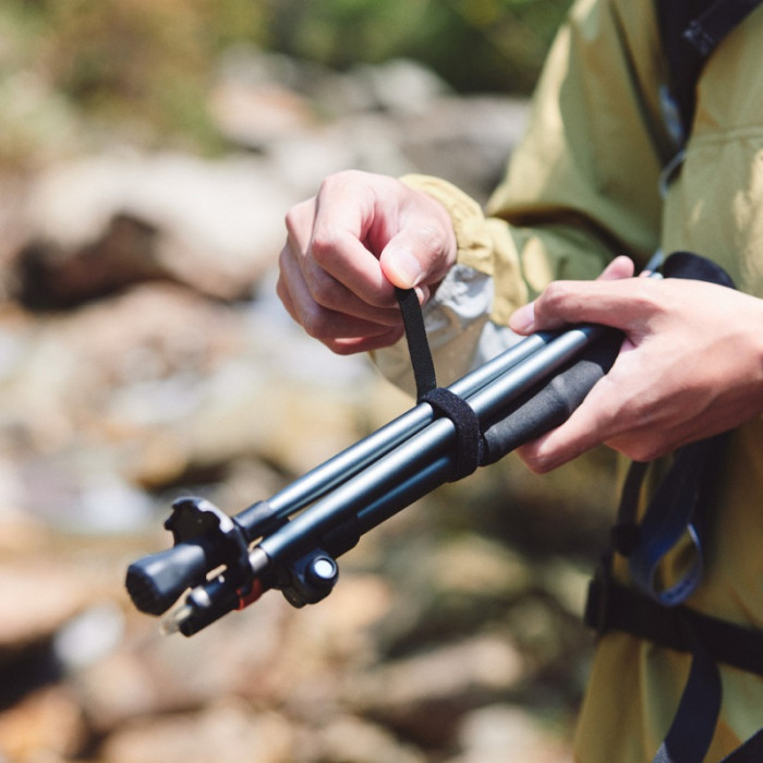 Трекінгова палиця (1 шт) Naturehike CNK2450DS013, 103-120 cm, Black (6975641883708)