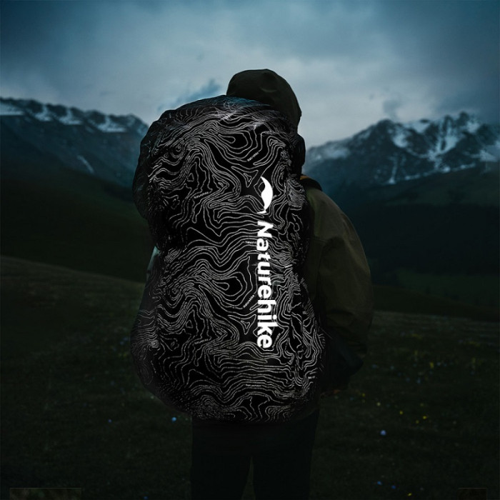 Чохол для рюкзака Naturehike CNK2450PJ010, 40-60L, Black (6975641884163)