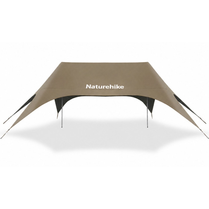 Туристический тент Naturehike Cloud Skies Tarp Lite CNK2650WS023, 960 х 485 х 260 см, темно-коричневый (6977465860941)