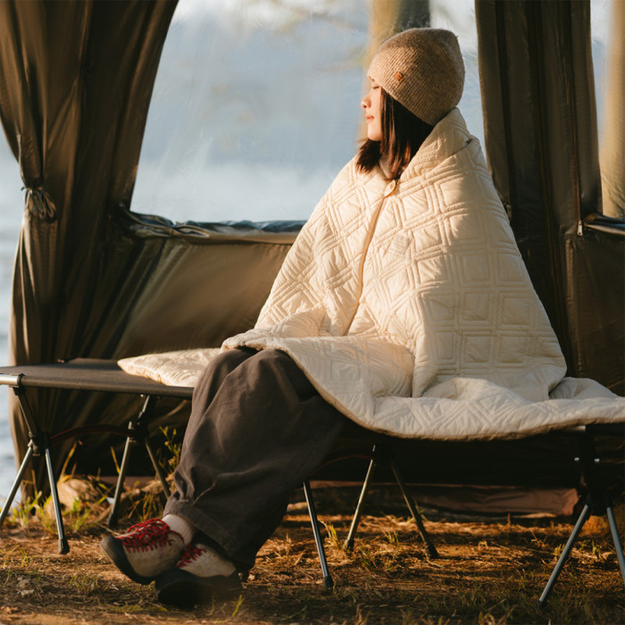 Ковдра з підігрівом Naturehike CNK2450PJ015, 95х190 cm, Beige (6977465863362)