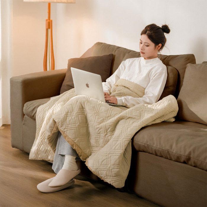 Ковдра з підігрівом Naturehike CNK2450PJ015, 95х190 cm, Beige (6977465863362)