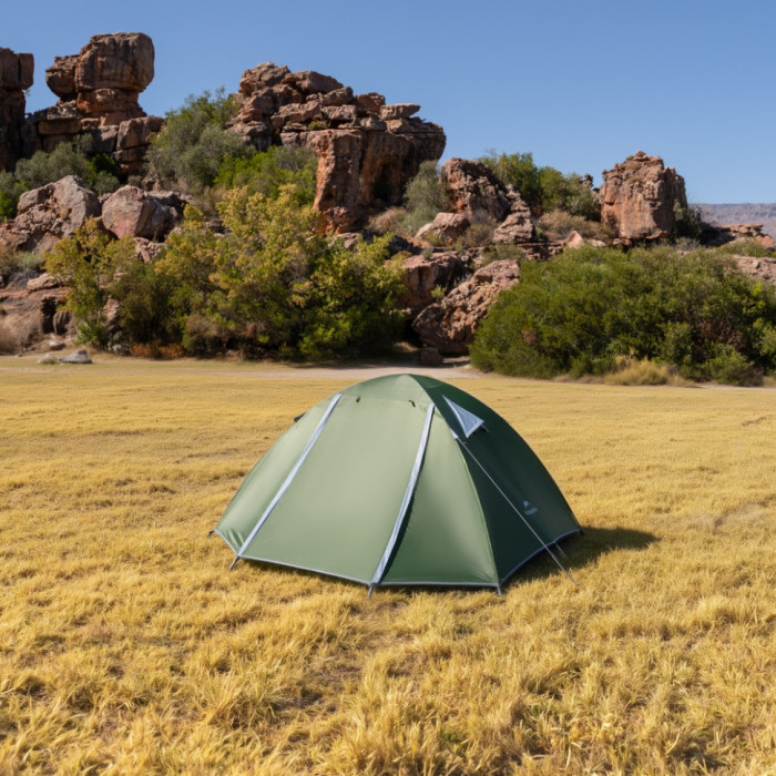 Палатка трехместная Naturehike Bleik Series Tent CNK2550WS038, зеленая (6977465863492)