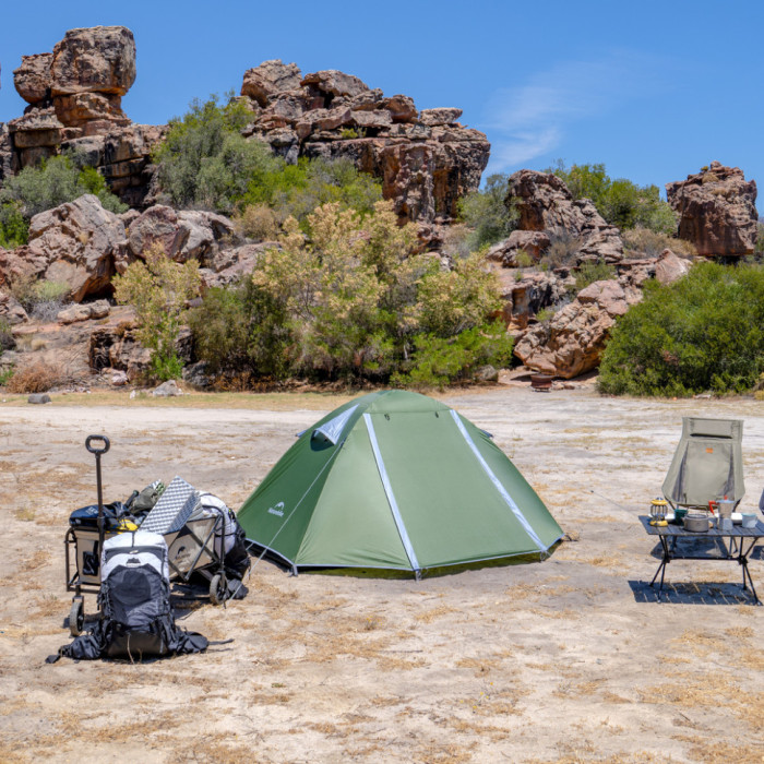 Палатка трехместная Naturehike Bleik Series Tent CNK2550WS038, зеленая (6977465863492)