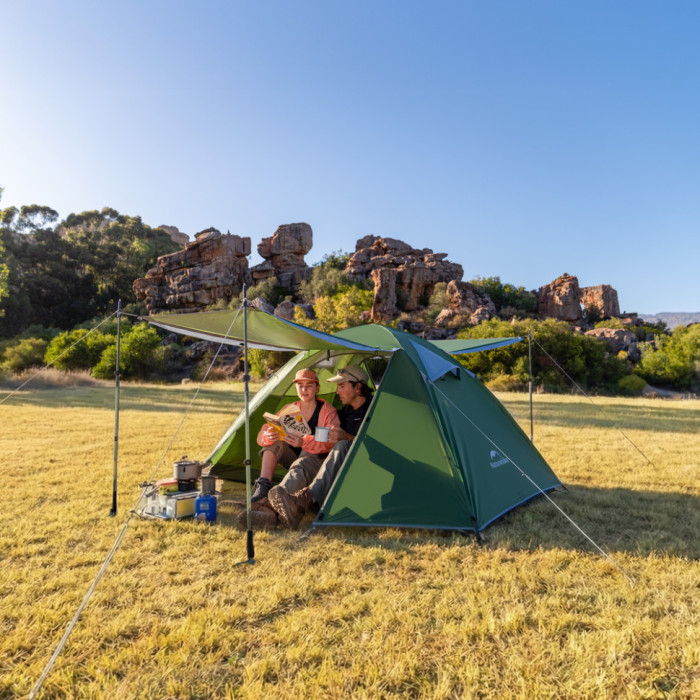 Палатка трехместная Naturehike Bleik Series Tent CNK2550WS038, зеленая (6977465863492)