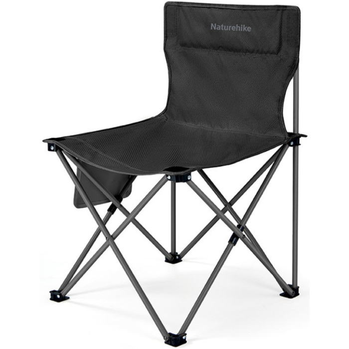 Кресло складное Naturehike Shan Lan T01 CNK2550JJ025, сталь, черный (6977465864628)