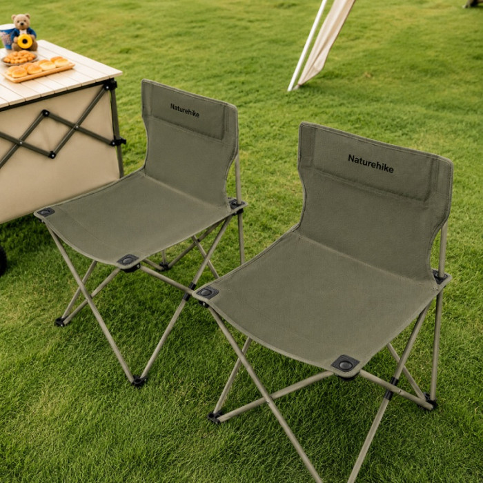 Кресло складное Naturehike Shan Lan T01 CNK2550JJ025, сталь, зеленый (6977465864673)