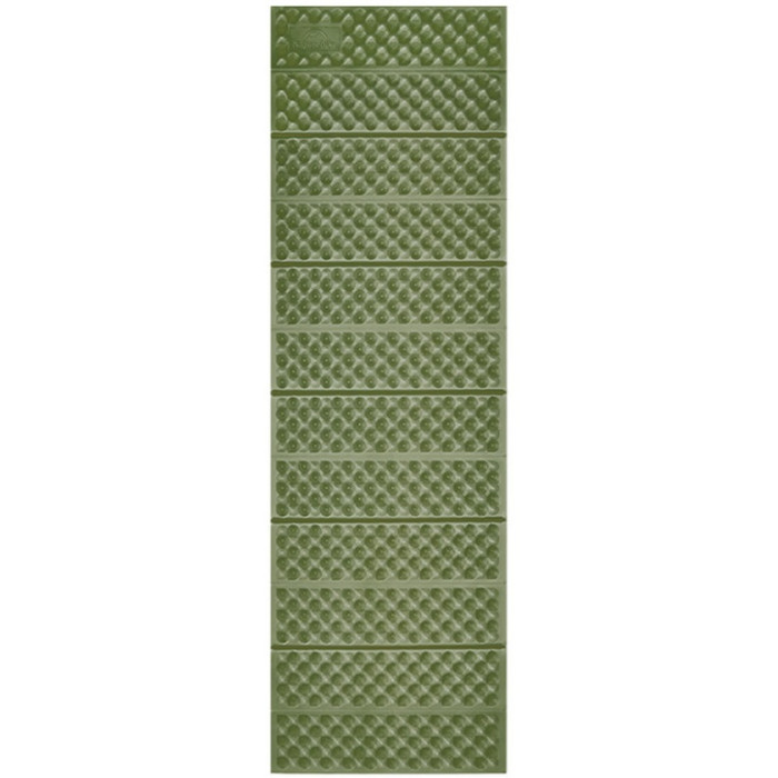 Коврик туристический складной одноместный IXPE Naturehike CNK2650WS010 с алюминиевой пленкой, 200x60x2.3 см, зеленый (6977465865663)