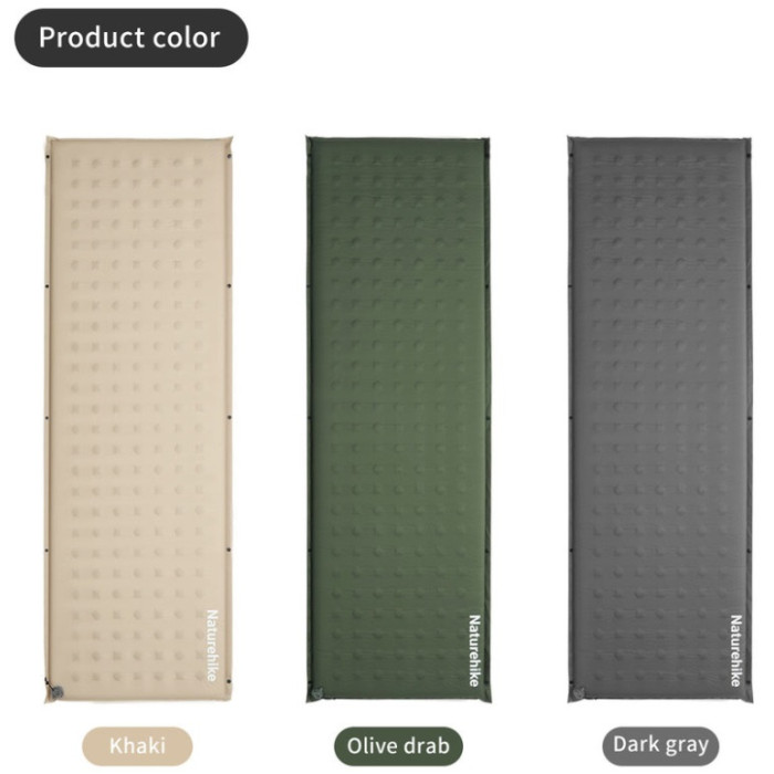 Самонадувний килимок Naturehike CNK2550WS025, 60 mm, Khaki (6977465866059)