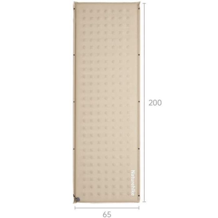 Самонадувний килимок Naturehike CNK2550WS025, 60 mm, Khaki (6977465866059)