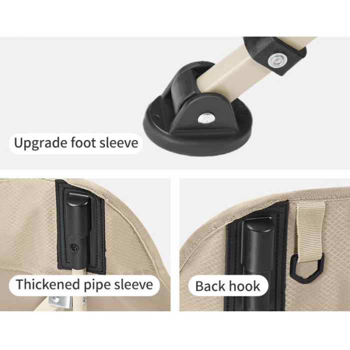 Стілець складаний Naturehike Stellaluna T04 CNK2550JJ022, Black (6977465866004)