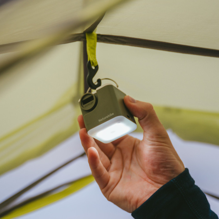 Багатофункціональний повітряний насос-ліхтар Naturehike CNK2550ZM012, Green (6977465867889)