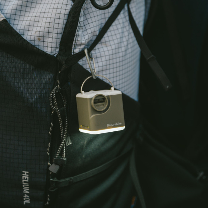 Багатофункціональний повітряний насос-ліхтар Naturehike CNK2550ZM012, Green (6977465867889)