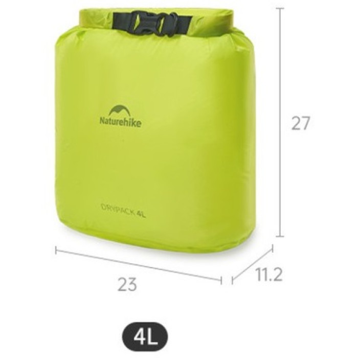Гермомішок Naturehike CNK2550XB012, 4L, Yellow (6977465868329)