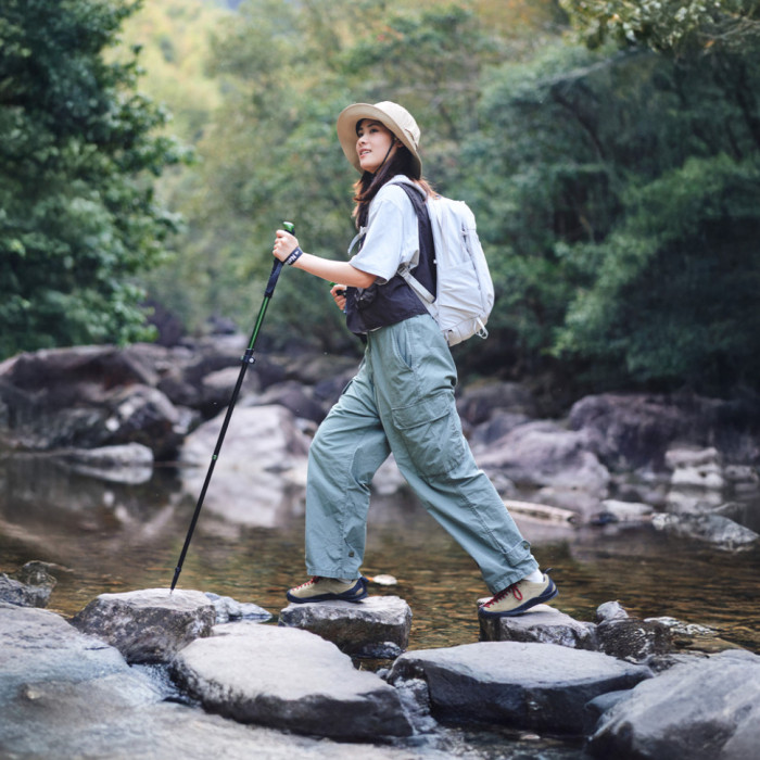 Трекінгова телескопічна палиця (1 шт) Naturehike Sunlit Terk Base CNK2550DS010, 60-135 cm, Black (6977465869128)