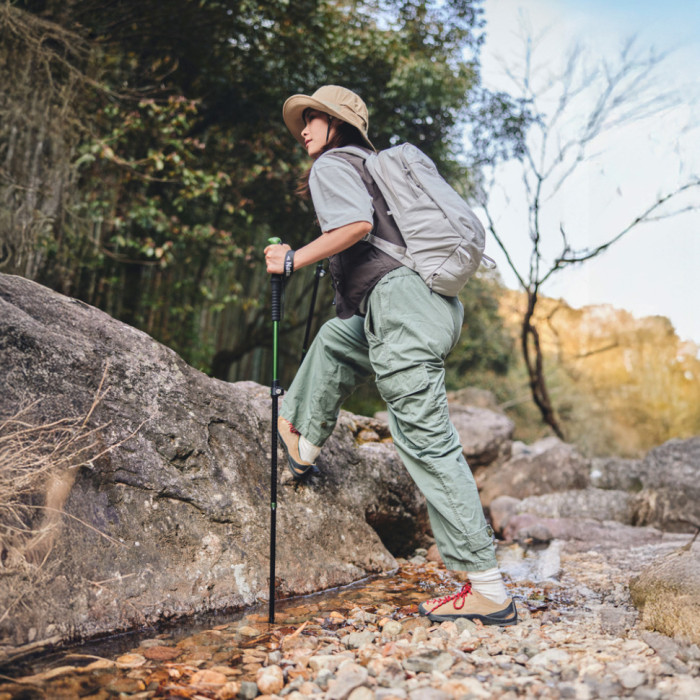 Трекінгова телескопічна палиця (1 шт) Naturehike Sunlit Terk Base CNK2550DS010, 60-135 cm, Black (6977465869128)