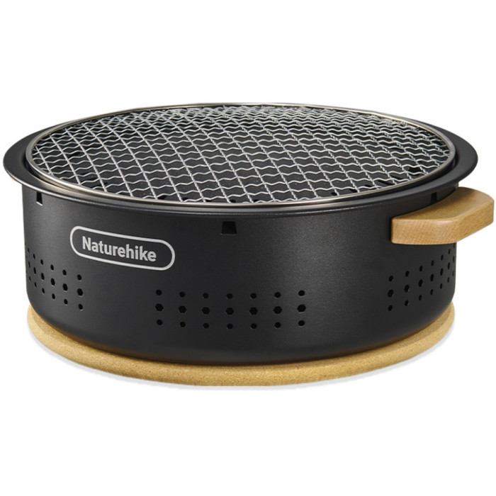Настільна кругла піч із решіткою-гриль Naturehike CNK2550CF010 (6977465869364)