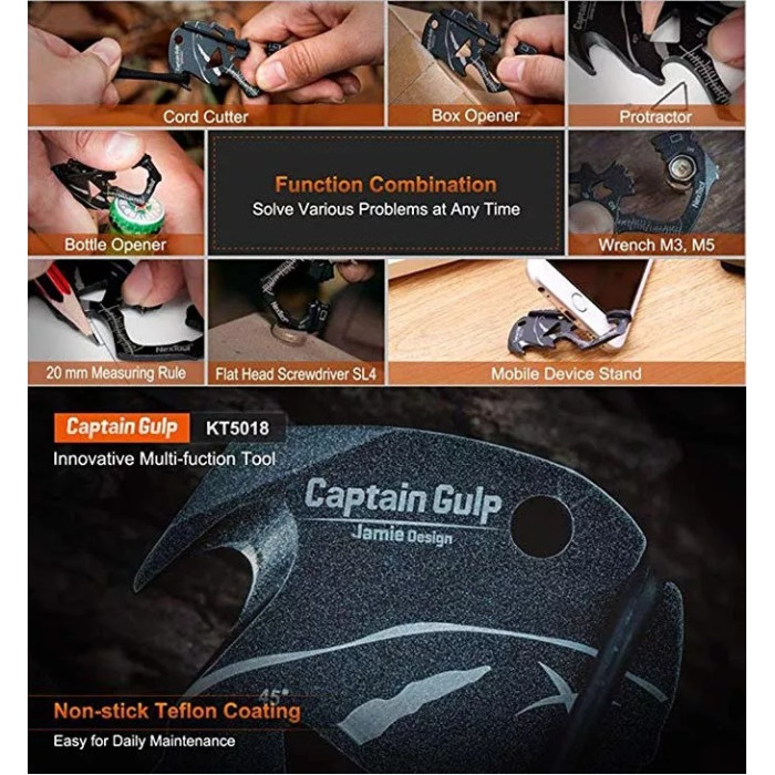 Мультитул Xiaomi NexTool Captain Gulp (KT5018)