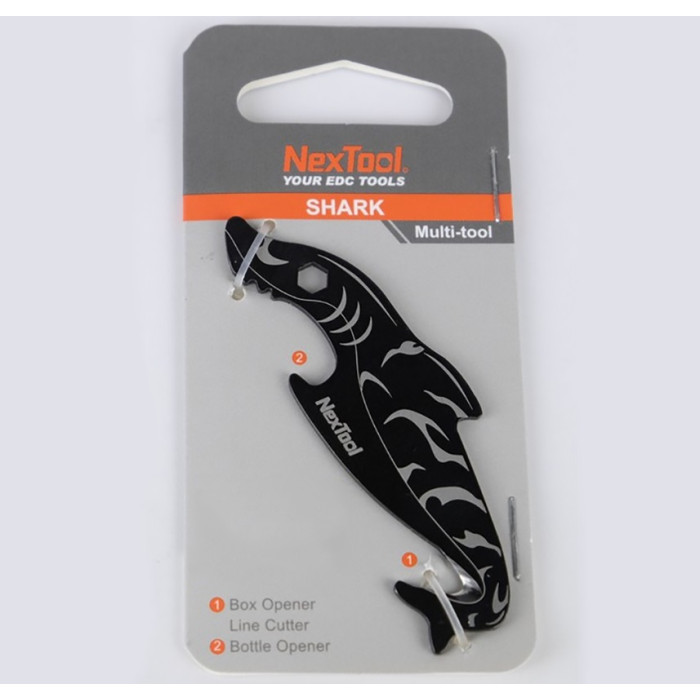 Мультитул NexTool EDC box cutter Shark Black (KT5521Black)
