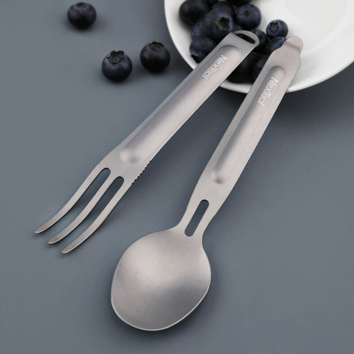 Набір ложка-виделка NexTool Outdoor Spoon Fork (KT5525)