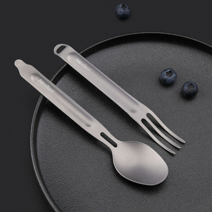 Набір ложка-виделка NexTool Outdoor Spoon Fork (KT5525)