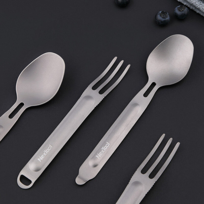 Набір ложка-виделка NexTool Outdoor Spoon Fork (KT5525)