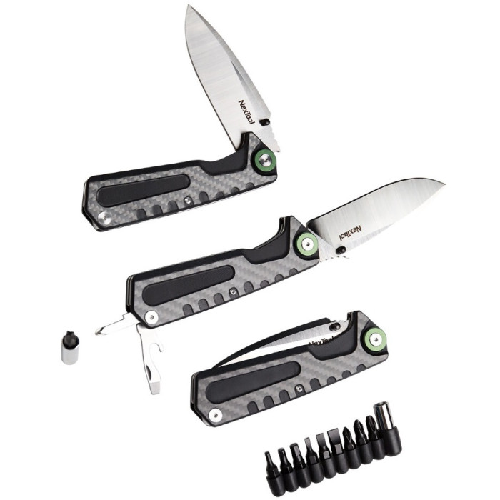 Ніж багатофункціональний Xiaomi NexTool 3 в 1 NE20021 Black (NE20021)