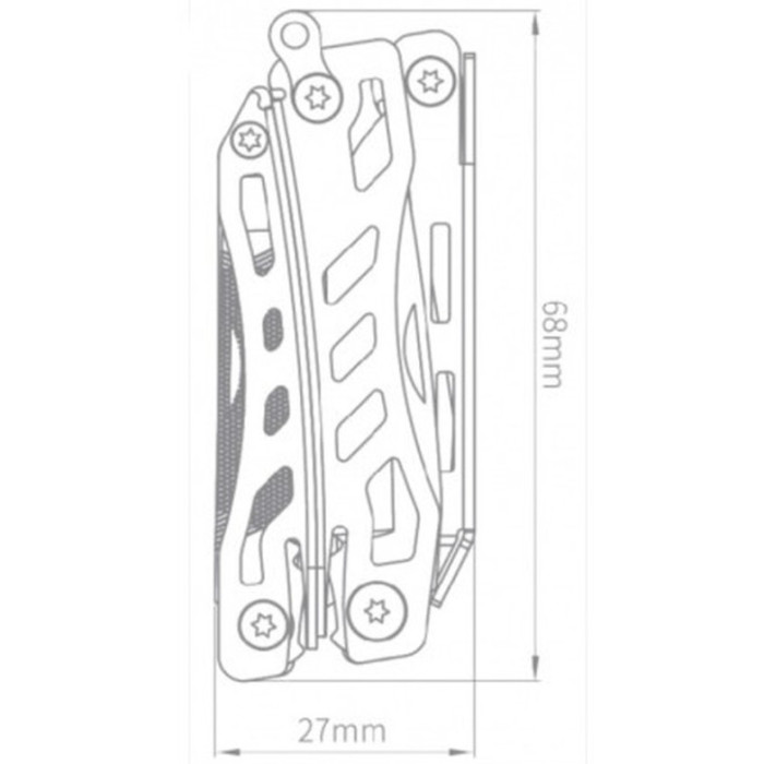 Мультитул NexTool Flagship Pro, Black (NE20120)
