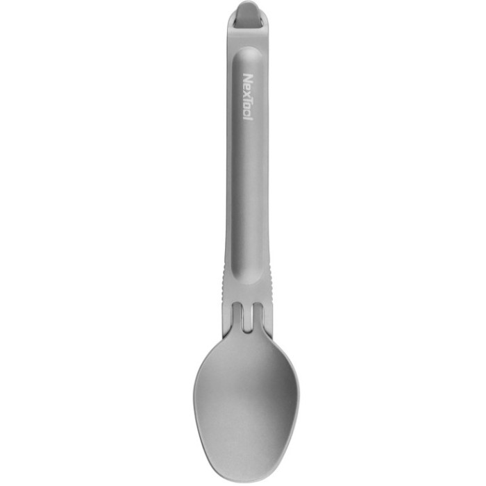 Туристичний набір ложка-виделка NexTool Titanium Tableware Set, титан (NE20132)
