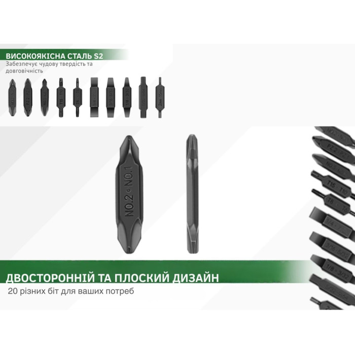 Набір біт для мультитулів NexTool Flagship Captain та Pocket tool (NE20296)