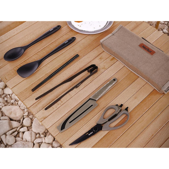 Набор кухонной посуды кемпинговой NexTool Outdoor Cooking set, 6 предметов (NE20325)