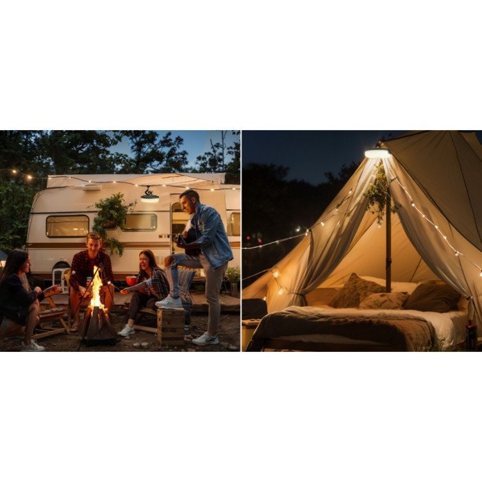 Кемпинговый фонарь-гирлянда NexTool Milky Way - GW20, белая (20 метров) (NE20328)