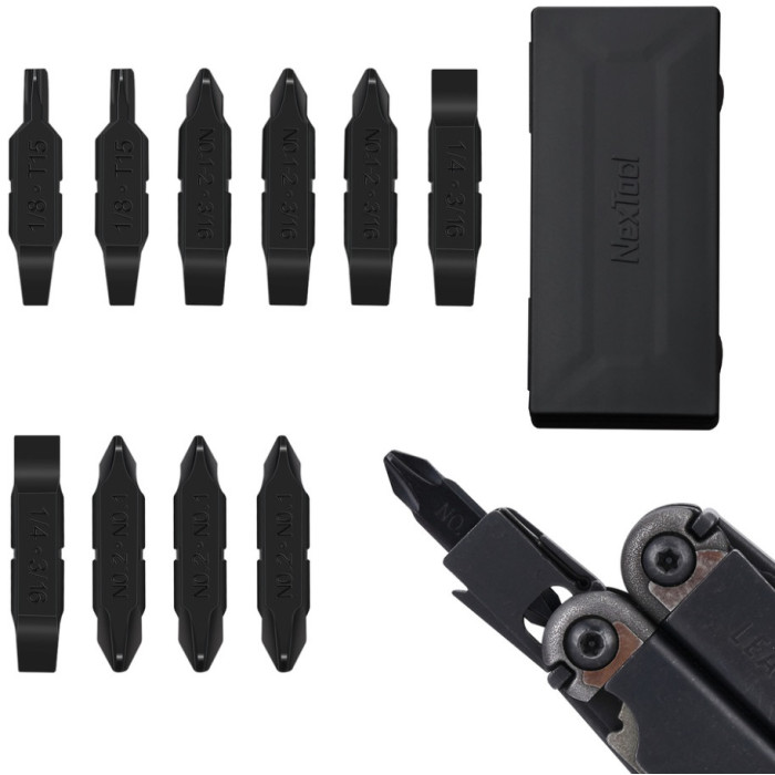 Набір біт для мультитулів NexTool Flagship Captain та Pocket tool (NE20359)
