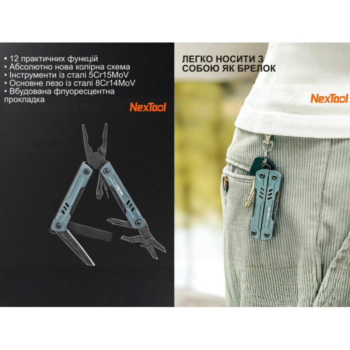 Мультитул NexTool Mini Sailor S11 Pro (NE20382A)