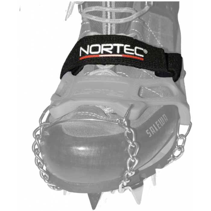 Сменная эластичная липучка для ледоступов Nortec Elastic Velcro Band Black (60002)