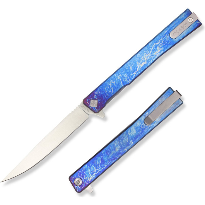 Ніж складаний Ocaso Anodized Titanium Solstice, Satin Finish (10DBS)